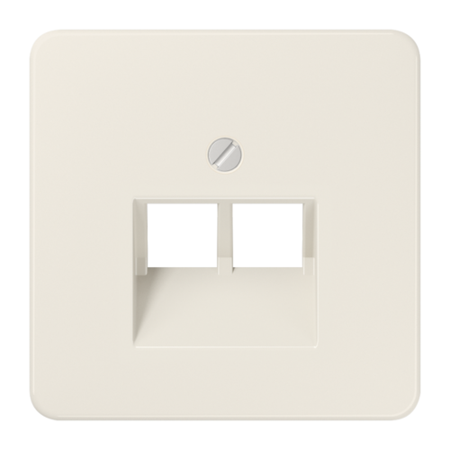 Накладка на розетку информационную JUNG AS 500, слоновая кость