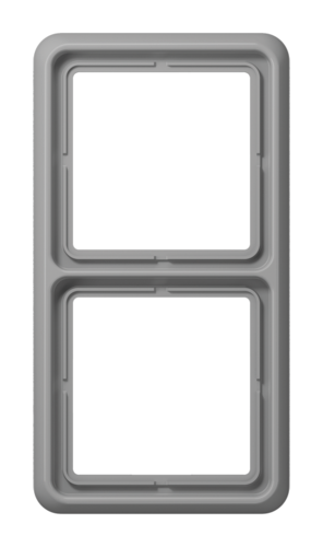 Рамка 2 поста JUNG CD 500, алюминий