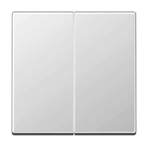 Клавиша двойная JUNG А-СЕРИЯ, алюминий