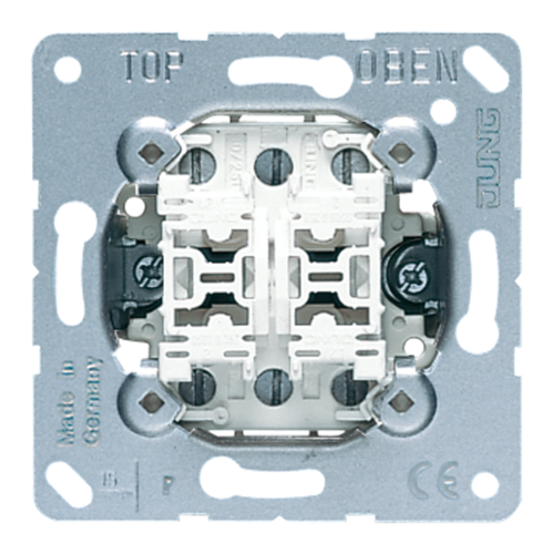 Механизм двухклавишный кнопочный без фиксации, клавиша в нейтральном положении
