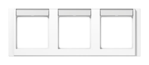 Рамка 3 поста JUNG A 500, горизонтальная, белый