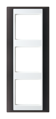 Рамка 3 поста JUNG A PLUS, антрацит