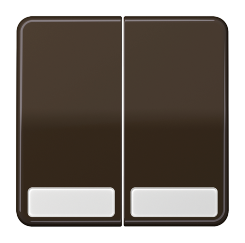 Клавиша двойная JUNG CD 500, коричневый