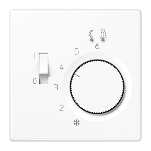 JUNG LS 990 Белый Регулятор теплого пола, 10(4)А