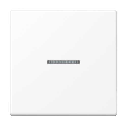 A500 Клавиша 1-ная с линзой, цвет Матовый белый