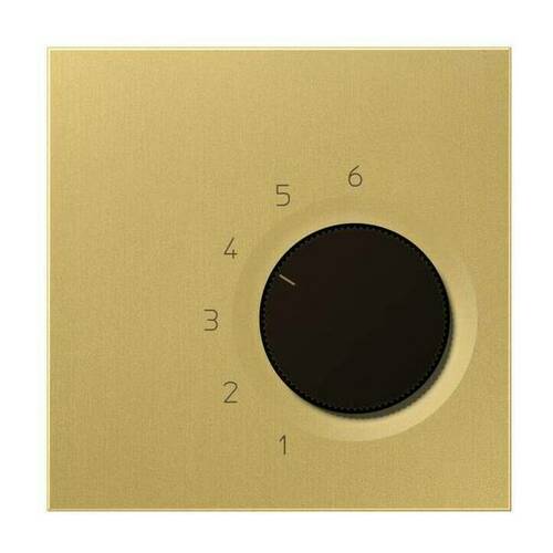 Терморегулятор Jung LS METAL, механический, латунь, TRME236C