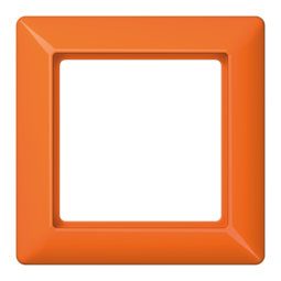 Рамка 1 пост JUNG AS 500, оранжевый