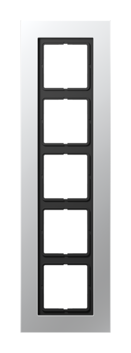 Рамка 5 постов JUNG LS PLUS, алюминий