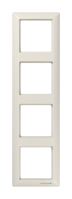 Рамка 4 поста JUNG AS 500, слоновая кость