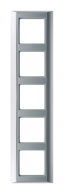 Рамка 5 постов JUNG A PLUS, алюминий