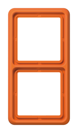 Рамка 2 поста JUNG CD, оранжевый