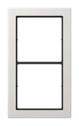 Рамка 2 поста JUNG FD DESIGN, светло-серый