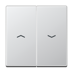 Клавиша для жалюзийного выключателя JUNG А-СЕРИЯ, алюминий