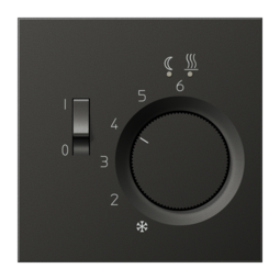 Термостат для теплого пола JUNG LS METAL, антрацит