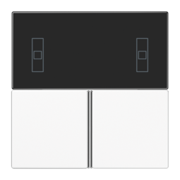 JUNG KNX Белый Набор накладок для комнатного регулятора