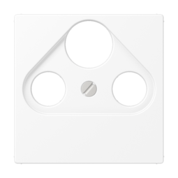 Накладка для SAT-TV-розетки цвет Матовый белый