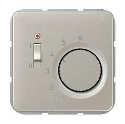 Терморегулятор Jung, механический, платина, TRCD241PT